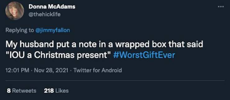 Worst Gifts Ever!