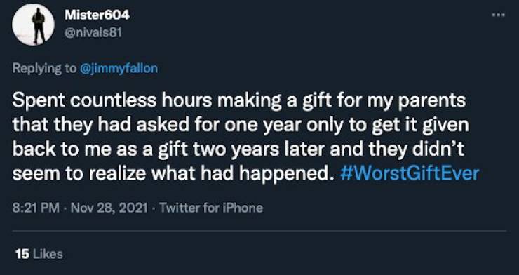 Worst Gifts Ever!