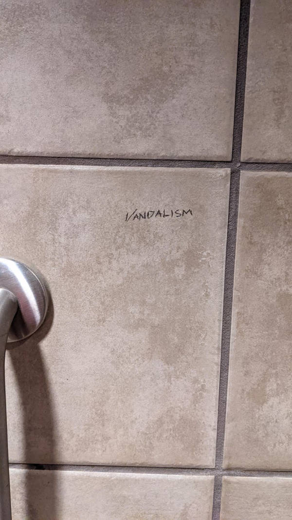 Just A Little Bit Of Vandalism…