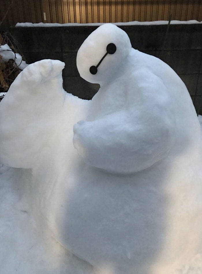 People Share Their Amazing Snow Sculptures