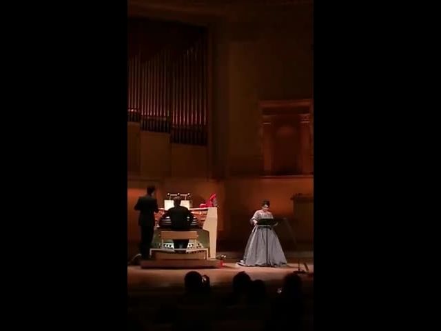 Opera Singer Reacts To A Phone Call During Her Concert