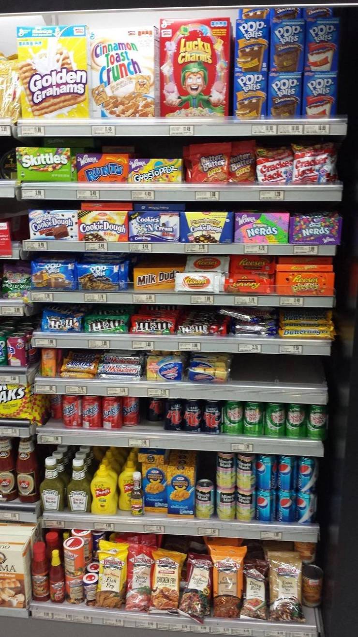 “American” Sections In Various Shops Around The World