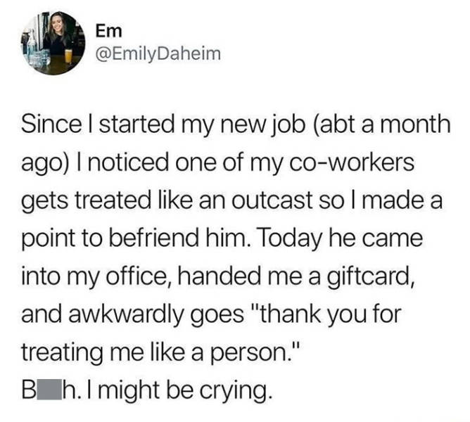 Coworkers CAN Be Wholesome!