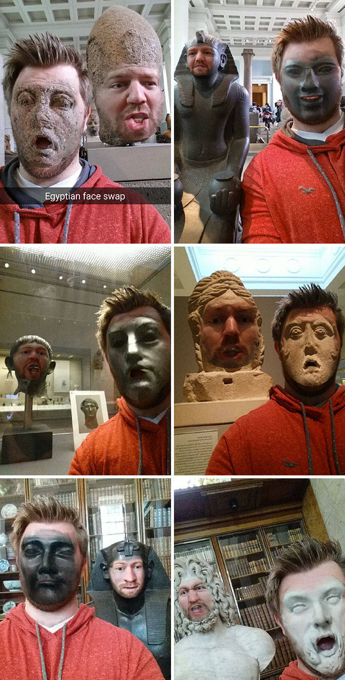 Just People Having Fun In Museums And Art Galleries