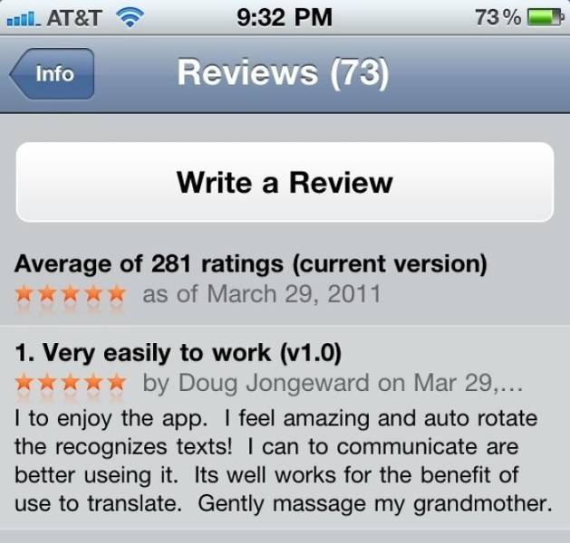 These Reviews Are Ridiculous!