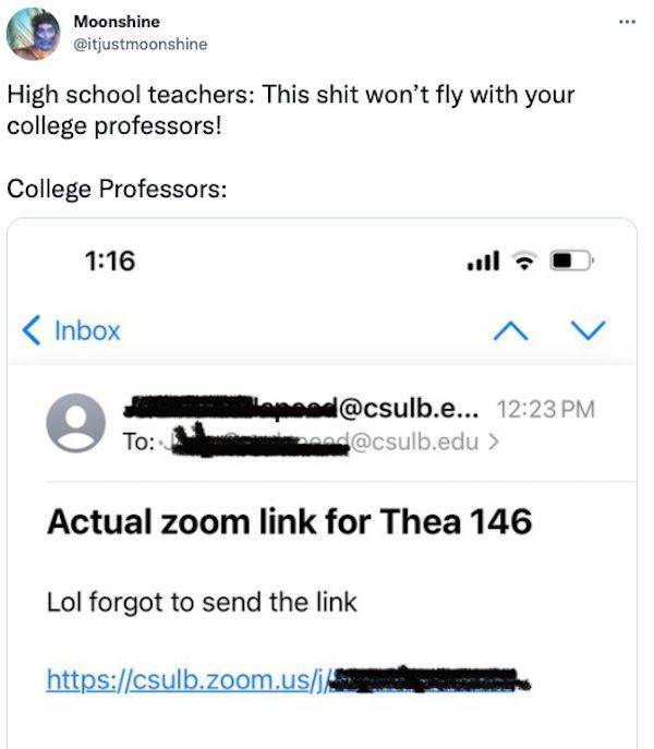 College Professors Don’t Give A S##t!