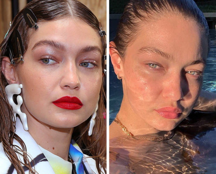 Celebrities Sharing Their Makeup-Free Selfies