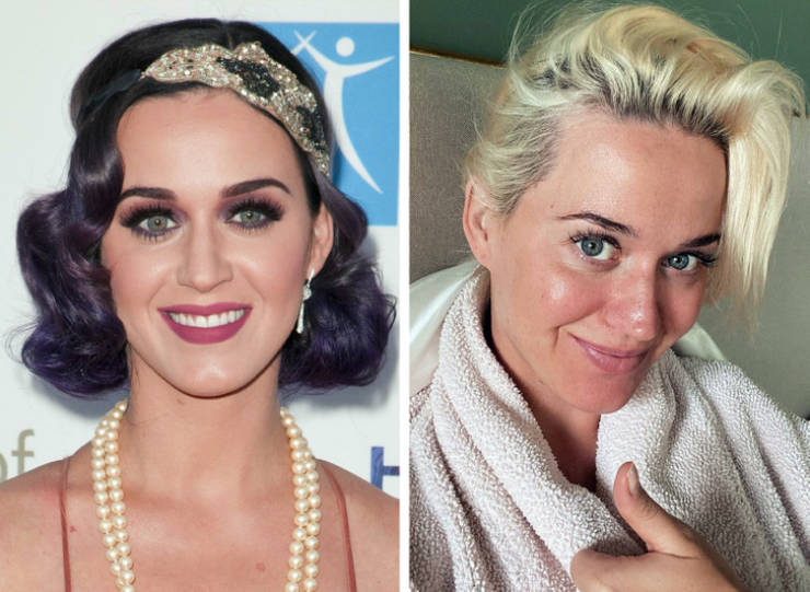 Celebrities Sharing Their Makeup-Free Selfies