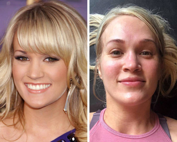 Celebrities Sharing Their Makeup-Free Selfies