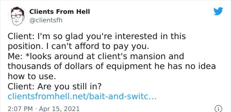 Freelancers Share Their Stories About Clients From Hell Freelancers Share Their Stories About Clients From Hell