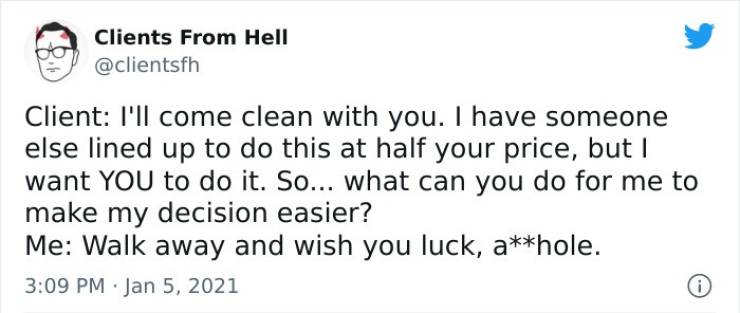 Freelancers Share Their Stories About Clients From Hell Freelancers Share Their Stories About Clients From Hell