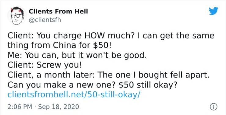 Freelancers Share Their Stories About Clients From Hell Freelancers Share Their Stories About Clients From Hell