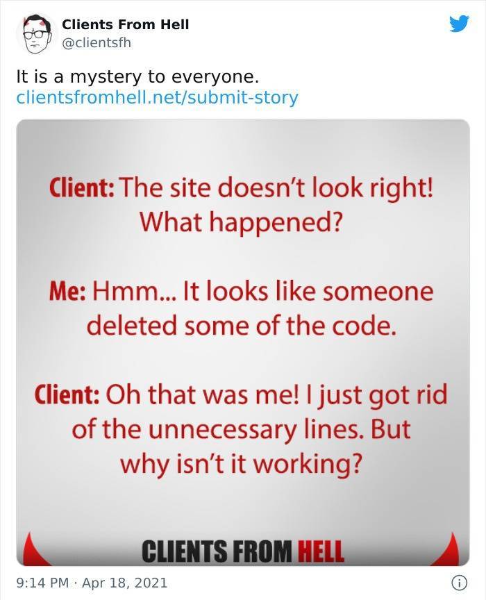 Freelancers Share Their Stories About Clients From Hell Freelancers Share Their Stories About Clients From Hell