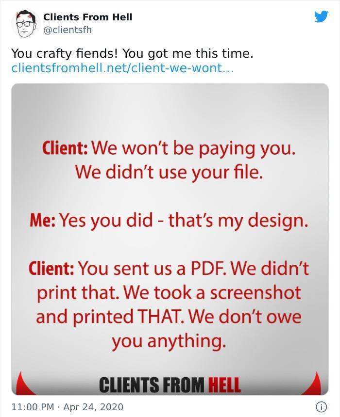 Freelancers Share Their Stories About Clients From Hell Freelancers Share Their Stories About Clients From Hell