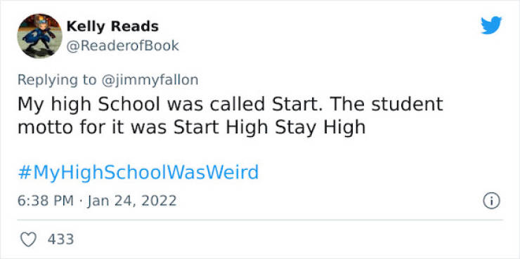 High School Was Weird…