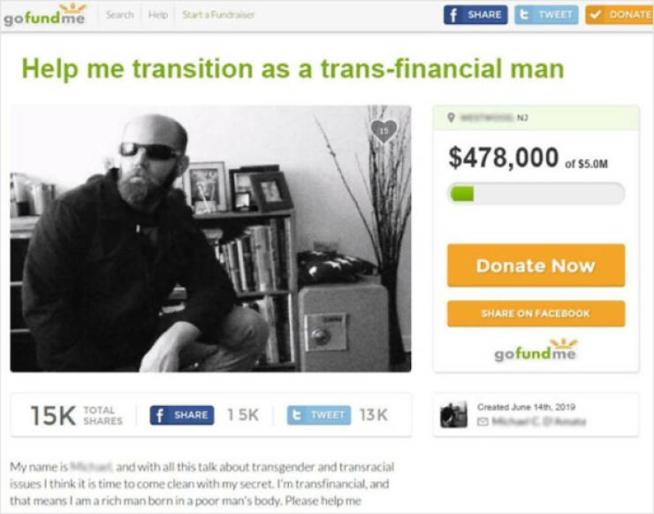 These “GoFundMe” Pages Are… Quite Bizarre…