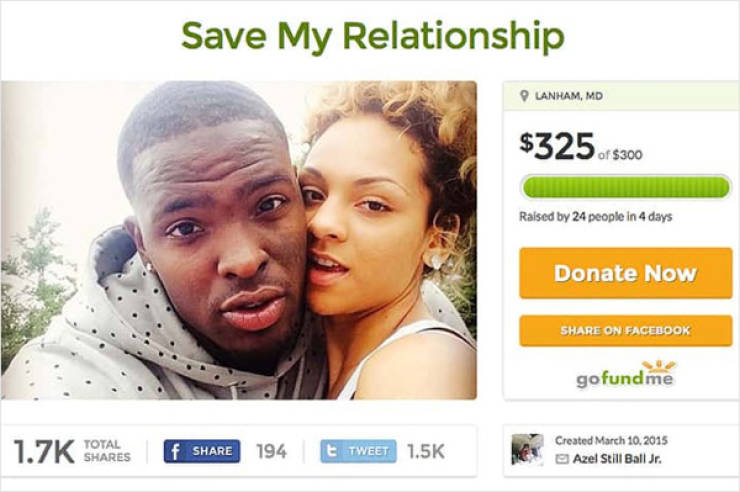 These “GoFundMe” Pages Are… Quite Bizarre…