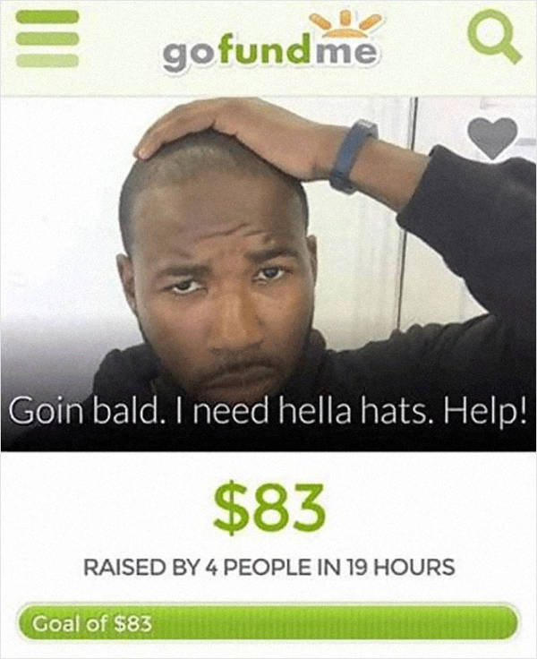 These “GoFundMe” Pages Are… Quite Bizarre…