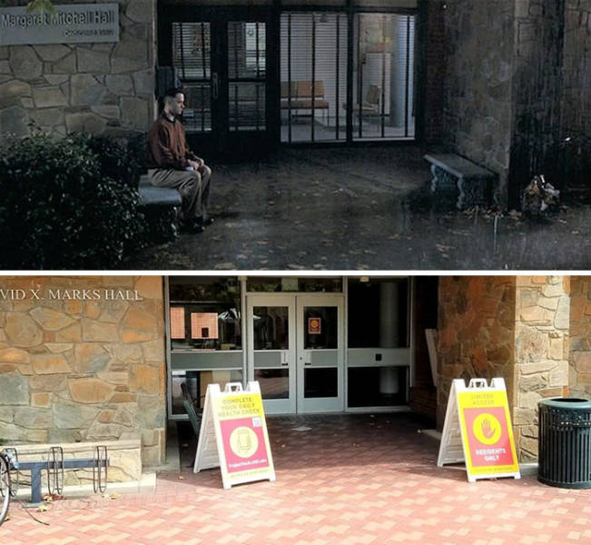 Man Photographs Famous Movie And TV Show Locations In Real Life
