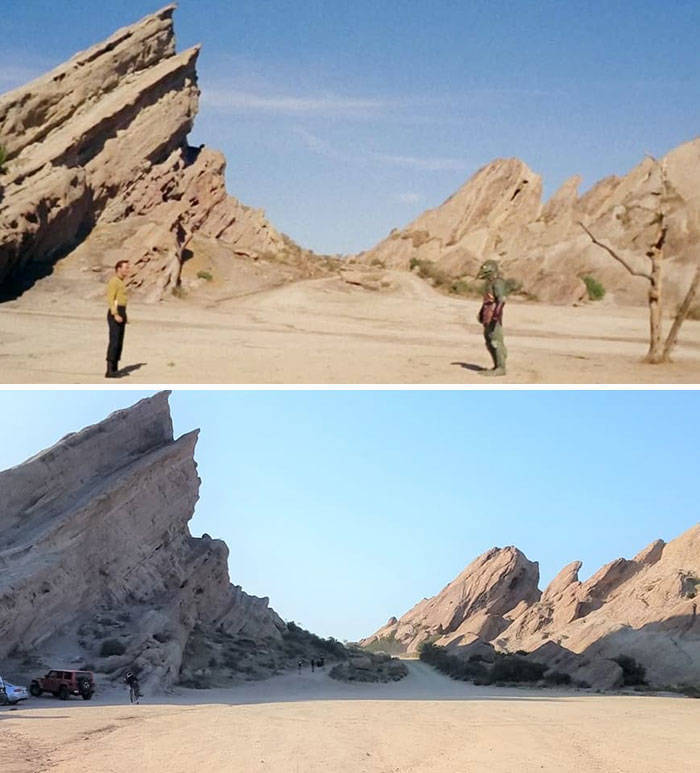 Man Photographs Famous Movie And TV Show Locations In Real Life