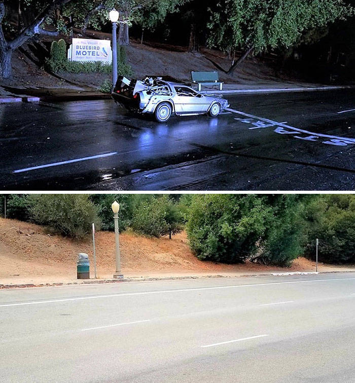 Man Photographs Famous Movie And TV Show Locations In Real Life