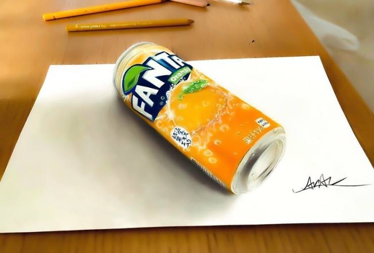 These 3D Drawings Look Like Optical Illusions!