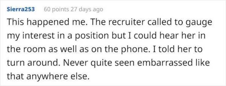 Job Recruiters Who Had One Job…