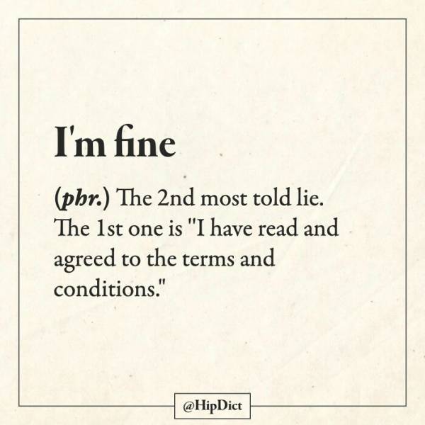 Everyday Words And Their Honest Definitions