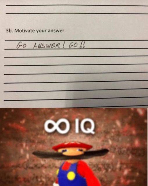 Overly Creative Test Answers