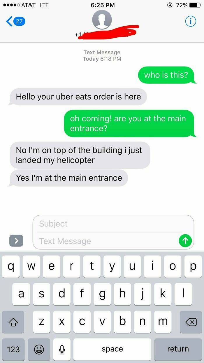 Food Delivery Workers Share Their Hilarious Texts