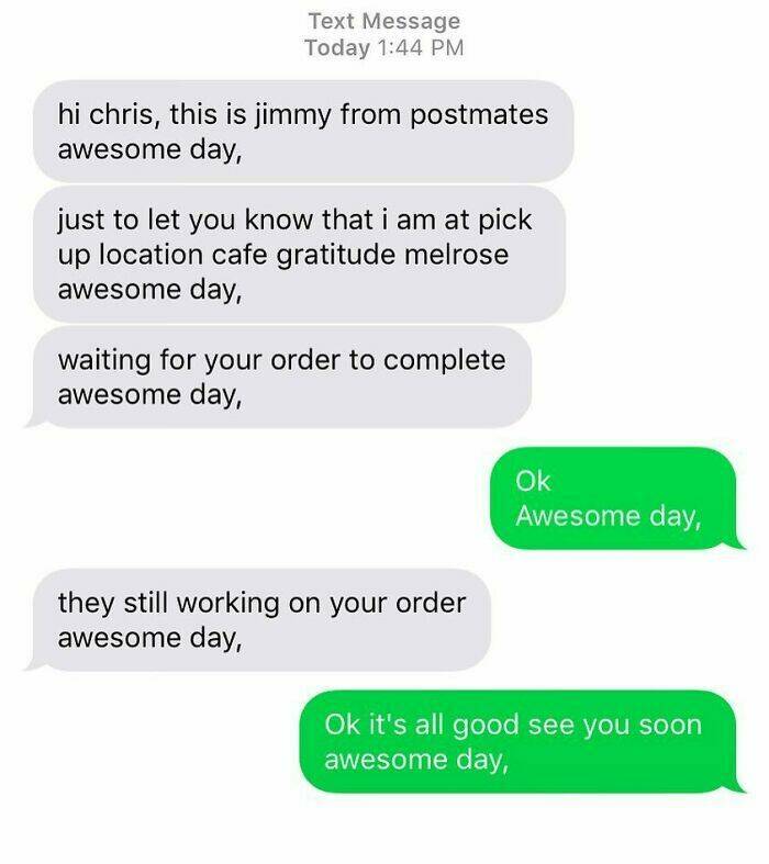 Food Delivery Workers Share Their Hilarious Texts