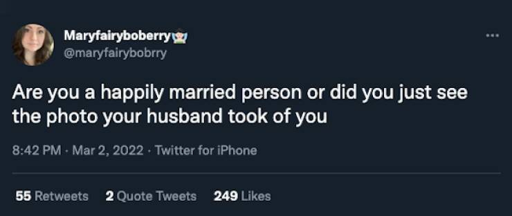 These Marriage Tweets Are So Bitter…