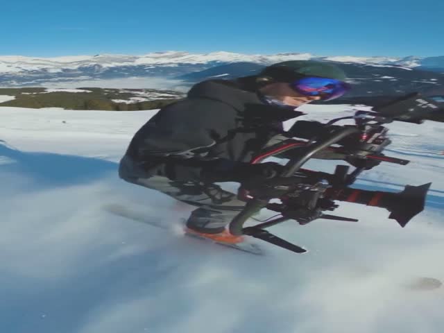 Skiing Cameraman