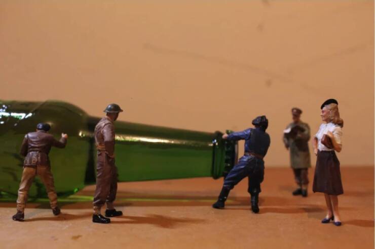 Army Men Around The House…