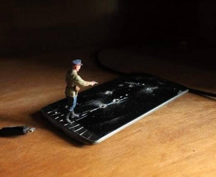 Army Men Around The House…