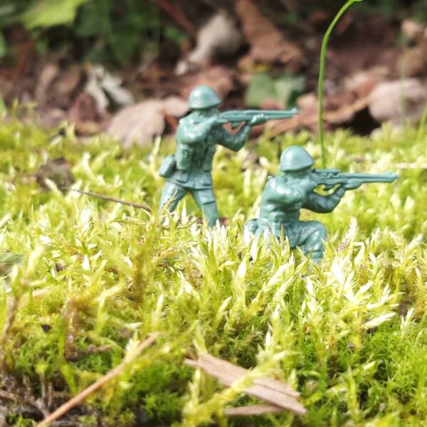 Army Men Around The House…