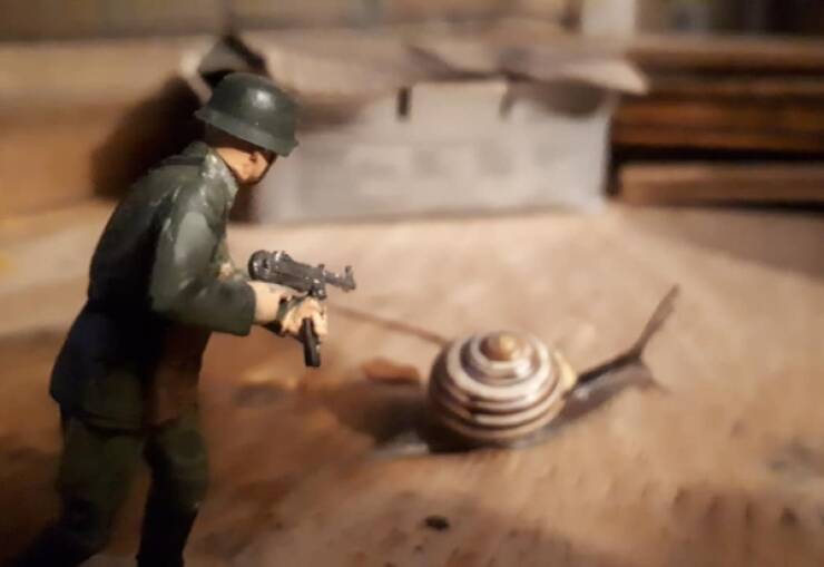 Army Men Around The House…