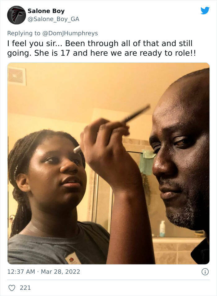 Daughters Making Their Dads Look Pretty…