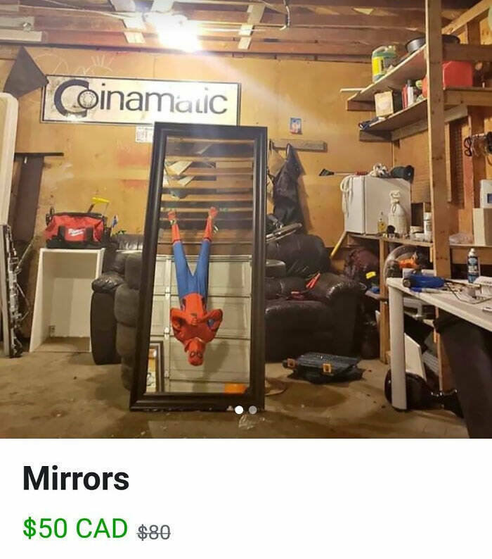 Just Trying To Sell A Mirror…