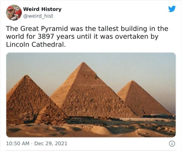History Is Weird…