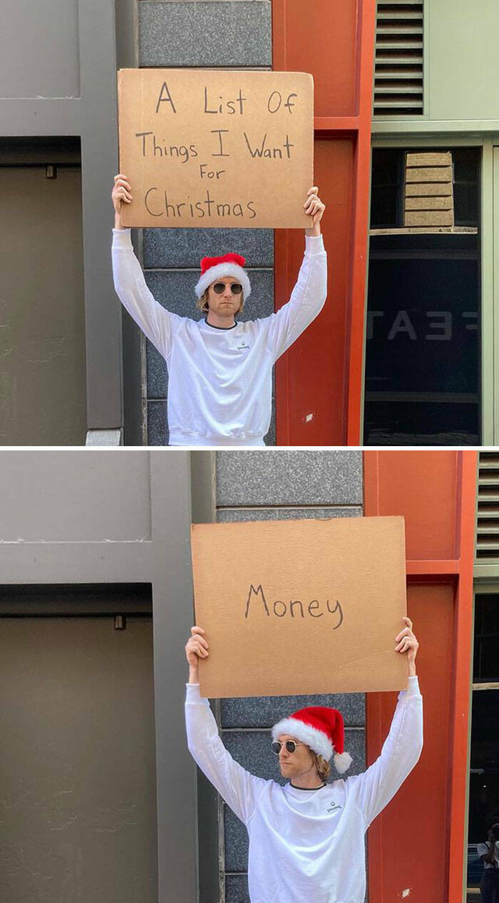 Dude With Sign” Never Stops Protesting Stuff…