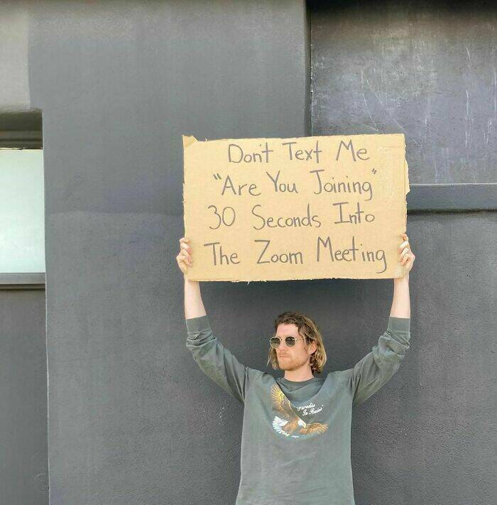 Dude With Sign” Never Stops Protesting Stuff…