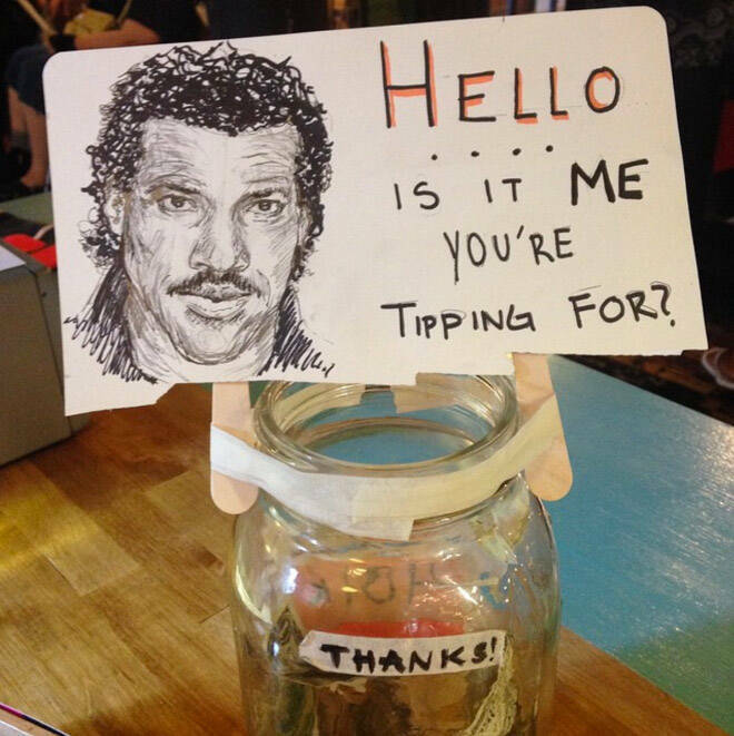 Tip Jars With Funny Signs (22 PICS) 