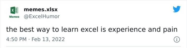 This “Excel” Humor Is Very Relatable…