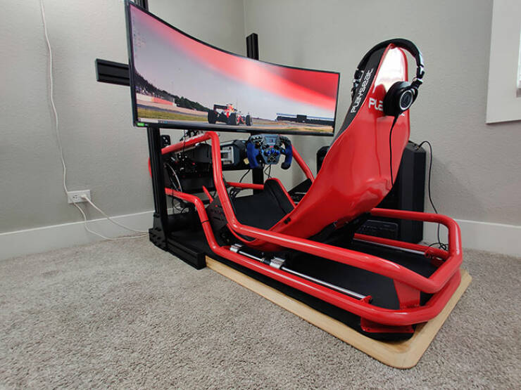 People Showing Off Their Awesome Racing Simulator Rigs