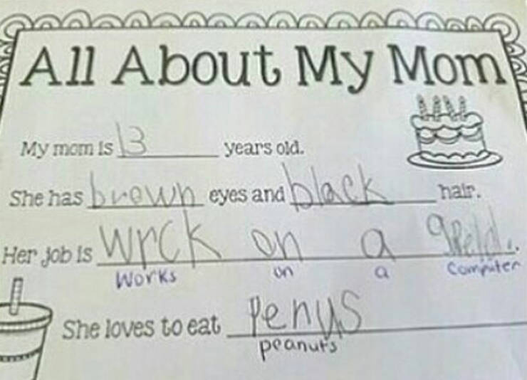 Funny Kids’ Test Answers