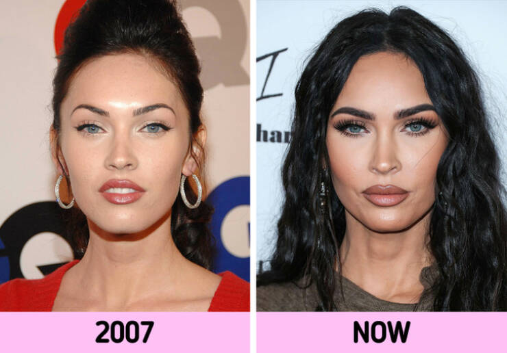 Celebrities Back In Their Younger Years Vs These Days