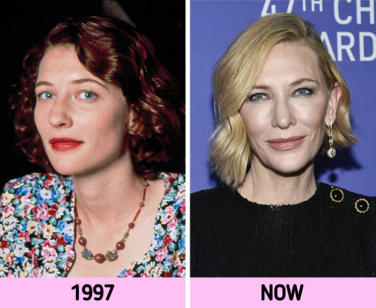 Celebrities Back In Their Younger Years Vs These Days