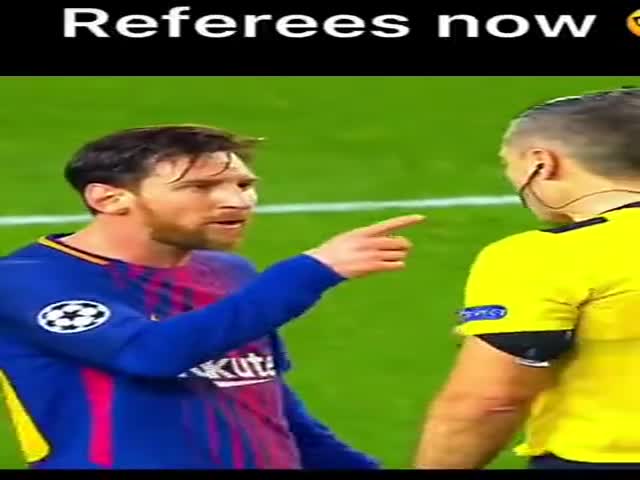 Referees Now Vs Pierluigi Collina