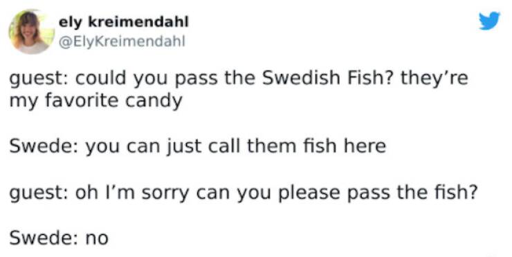 Apparently, Some Swedes Don’t Feed Their Guests, And The Internet Is Going Crazy About It